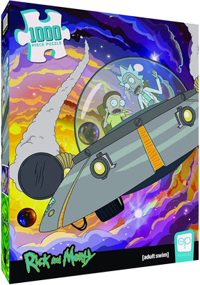 Rick and Morty Space Cruiser 1000 Piece Jigsaw Puzzle
