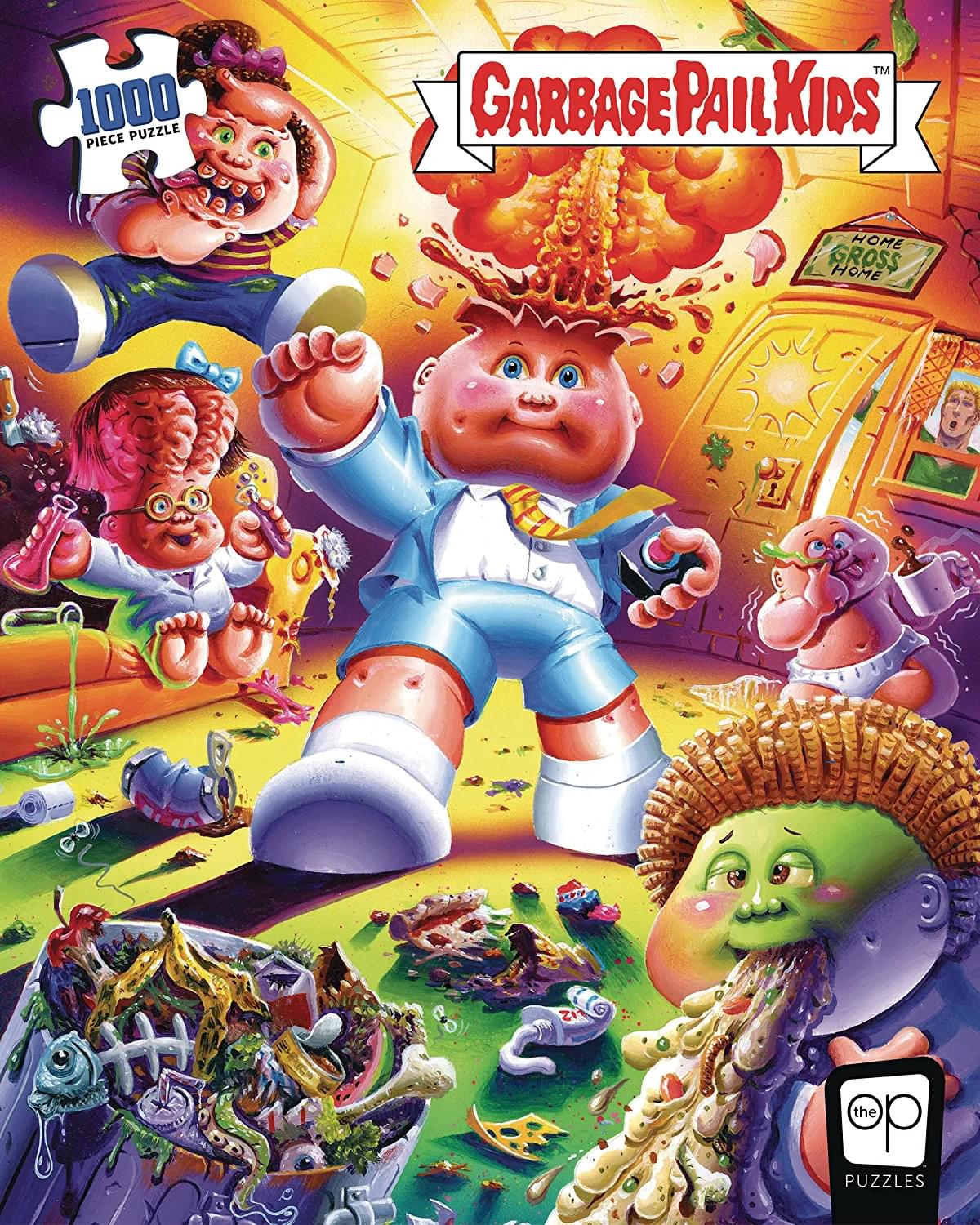 Garbage Pail Kids Home Gross Home 1000 Piece Jigsaw Puzzle