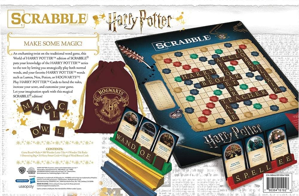 World of Harry Potter Scrabble Board Game | For 2-4 Players