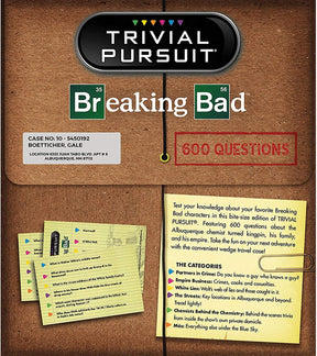 Breaking Bad Trivial Pursuit Board Game | For 2+ Players