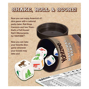 National Parks Yahtzee Dice Game