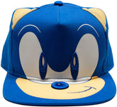 Sonic the Hedgehog Embroidered Face Snapback Hat | One Size