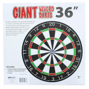Giant 36 Inch Velcro Dartboard with 6 Balls