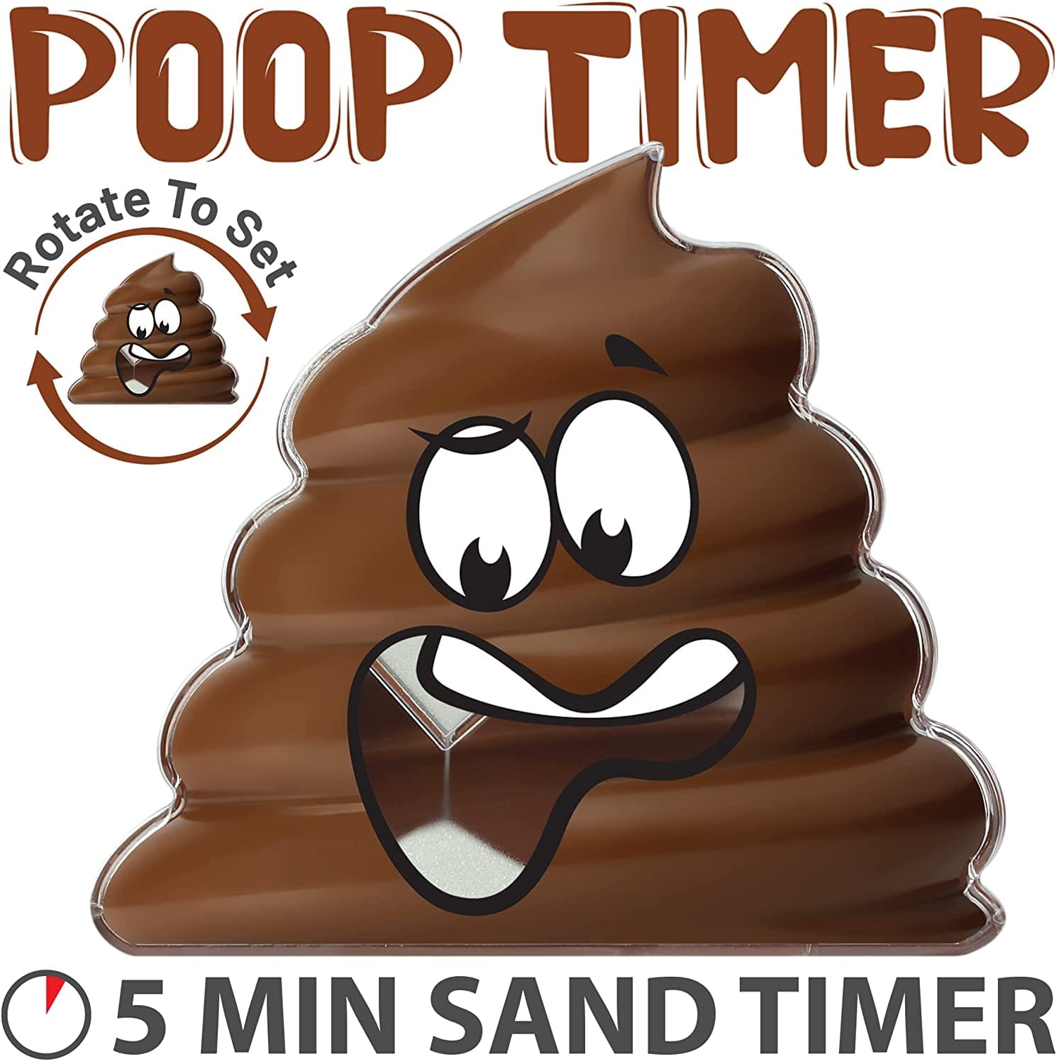 Poop Emoji 5 Minute Sand Timer | Hilarious Gag Gift