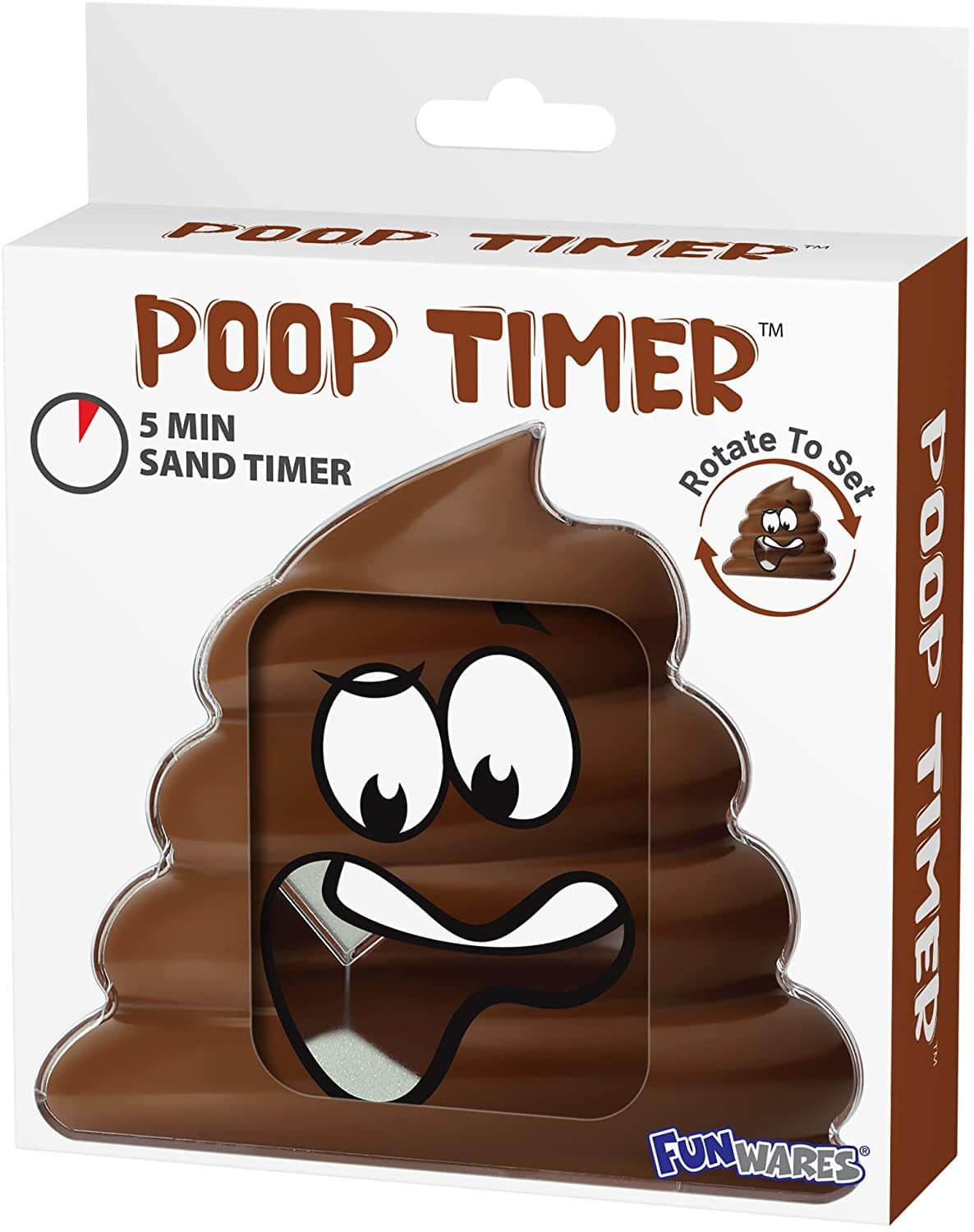 Poop Emoji 5 Minute Sand Timer | Hilarious Gag Gift