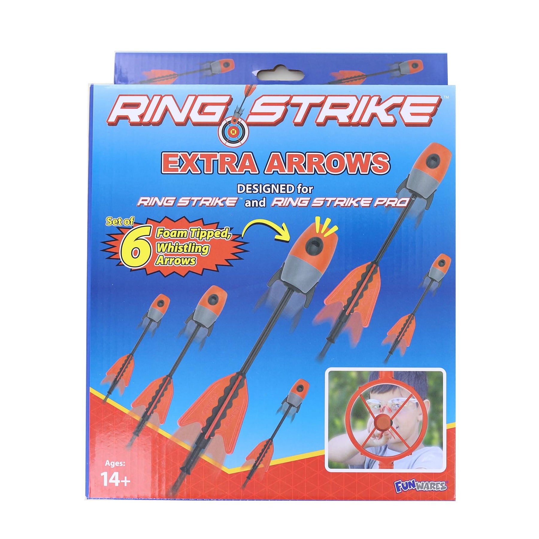 Ring Strike Red Spare Arrows | Set of 6
