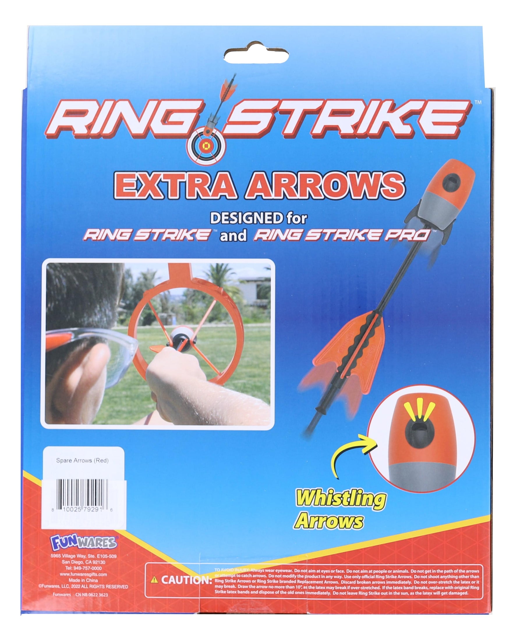 Ring Strike Red Spare Arrows | Set of 6