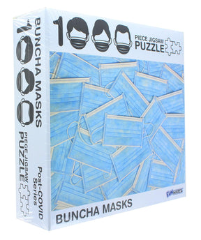 Buncha Masks Puzzle 1000 Piece Jigsaw Puzzle