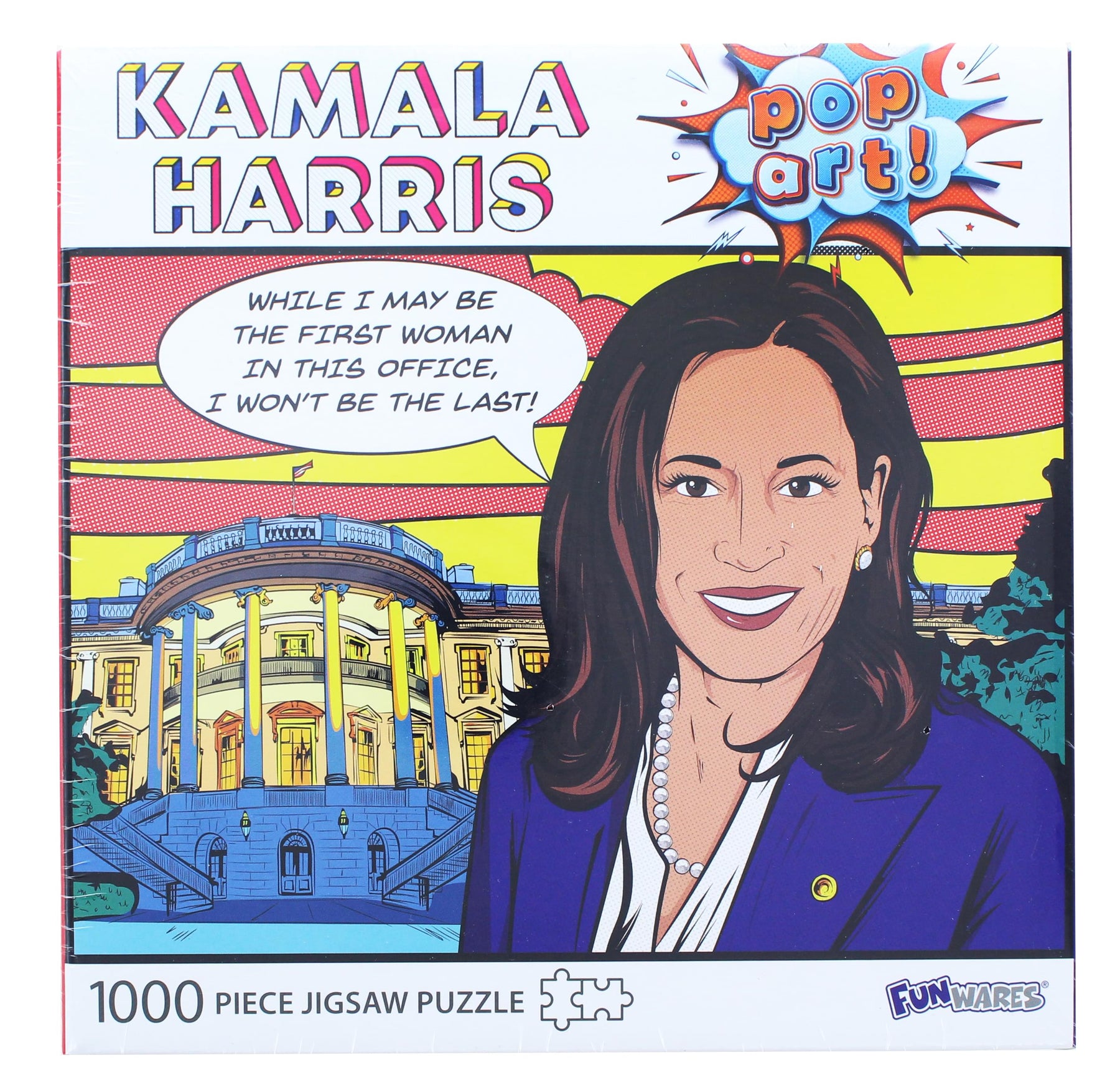 Kamala Harris Pop Art 1000 Piece Jigsaw Puzzle