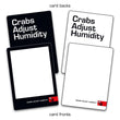 Crabs Adjust Humidity Playing Cards Blank Deck | Free Shipping