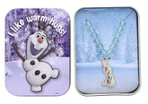 Frozen Necklace: Olaf I Like Warm Hugs!