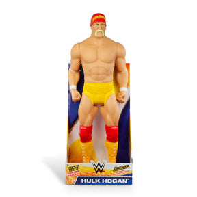 WWE Hulk Hogan Action Figure | Giant Sized Wrestler Great for Kids | 31" Tall