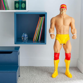 WWE Hulk Hogan Action Figure | Giant Sized Wrestler Great for Kids | 31" Tall