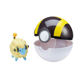 Pokemon Clip N Go Poke Ball Set | 2 Inch Mareep & Ultra Ball