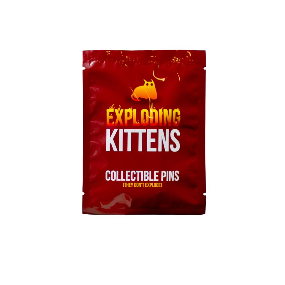 Exploding Kittens Series 1 Blind Bag Enamel Collector Pin, One Random
