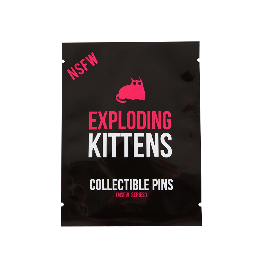 Exploding Kittens Series 2 NSFW Edition Blind Bag Enamel Pin, One Random