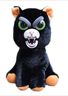 Feisty Pets Katy Cobweb Black Cat 8" Plush