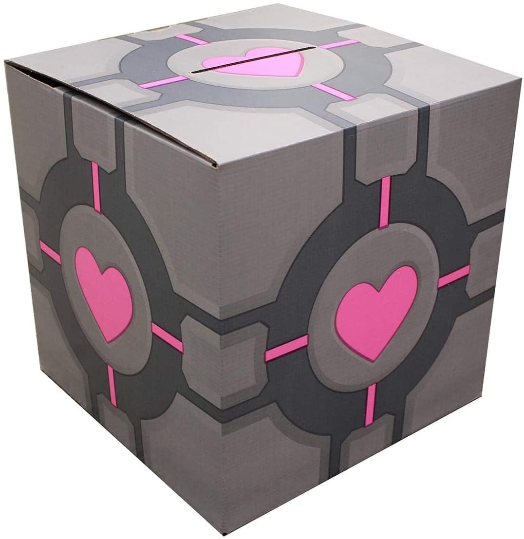 Portal Companion Cube 12" x 12" x 12" Flat Empty Gift Box