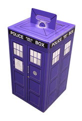 Police Call Box 9.5" x 9.5" x 17" Flat Empty Gift Box