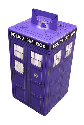 Police Call Box 9.5" x 9.5" x 17" Flat Empty Gift Box