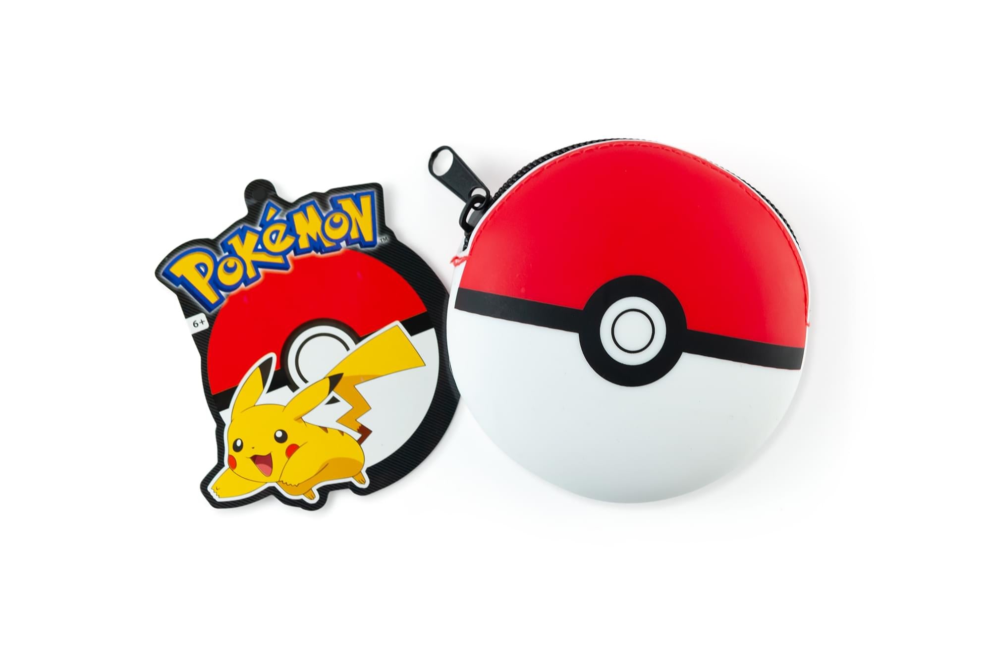 Pokémon Poké Ball Zippered Coin Pouch | Silicon Wallet For Coins And Treasures