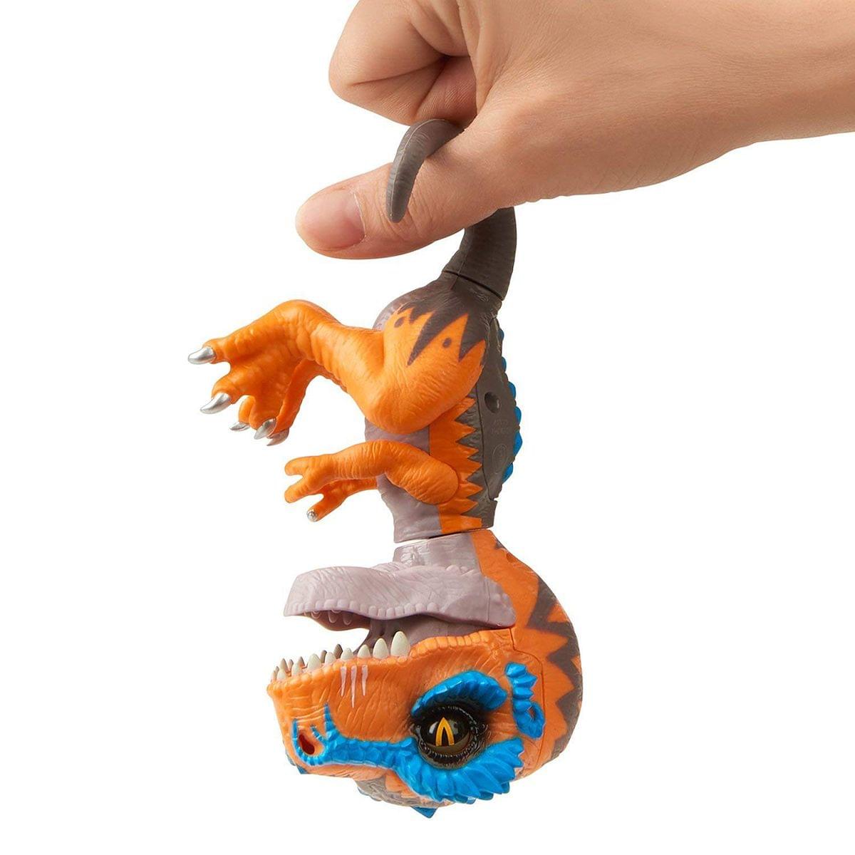 Fingerlings Untamed T-Rex Interactive Collectible Dinosaur - Orange Scratch