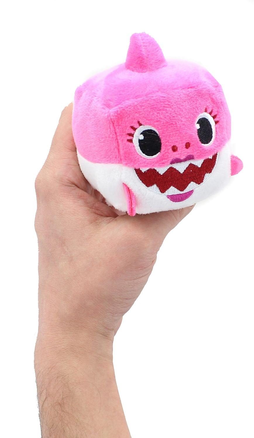 Pinkfong Shark Family 3 Inch Sound Cube Plush - Mommy Shark Pink