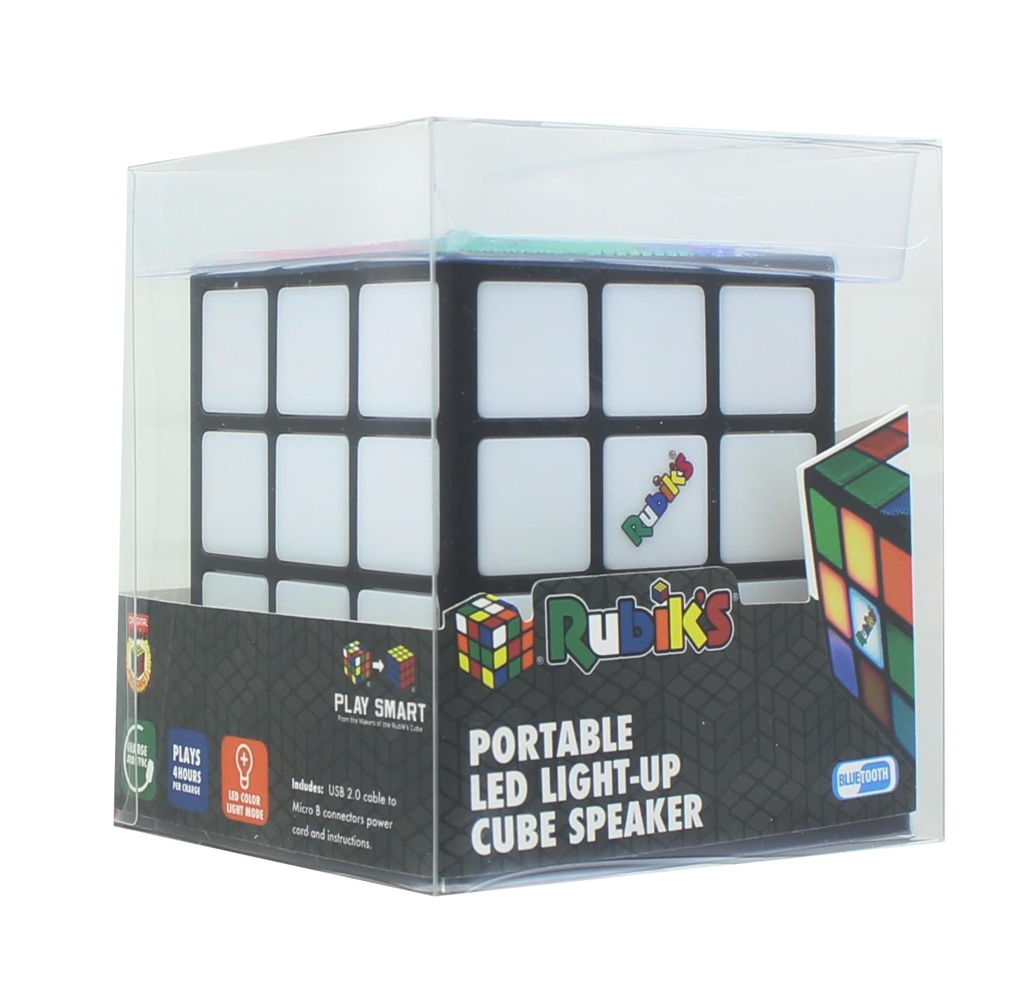 Rubik's Portable Light-Up Cube Speaker