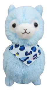 Llama Bandana Alpaca 12" Plush: Blue