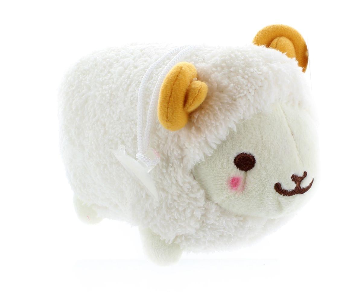 Prime Plush 6" Stuffed Animal with Sound Fluffy Sheep White