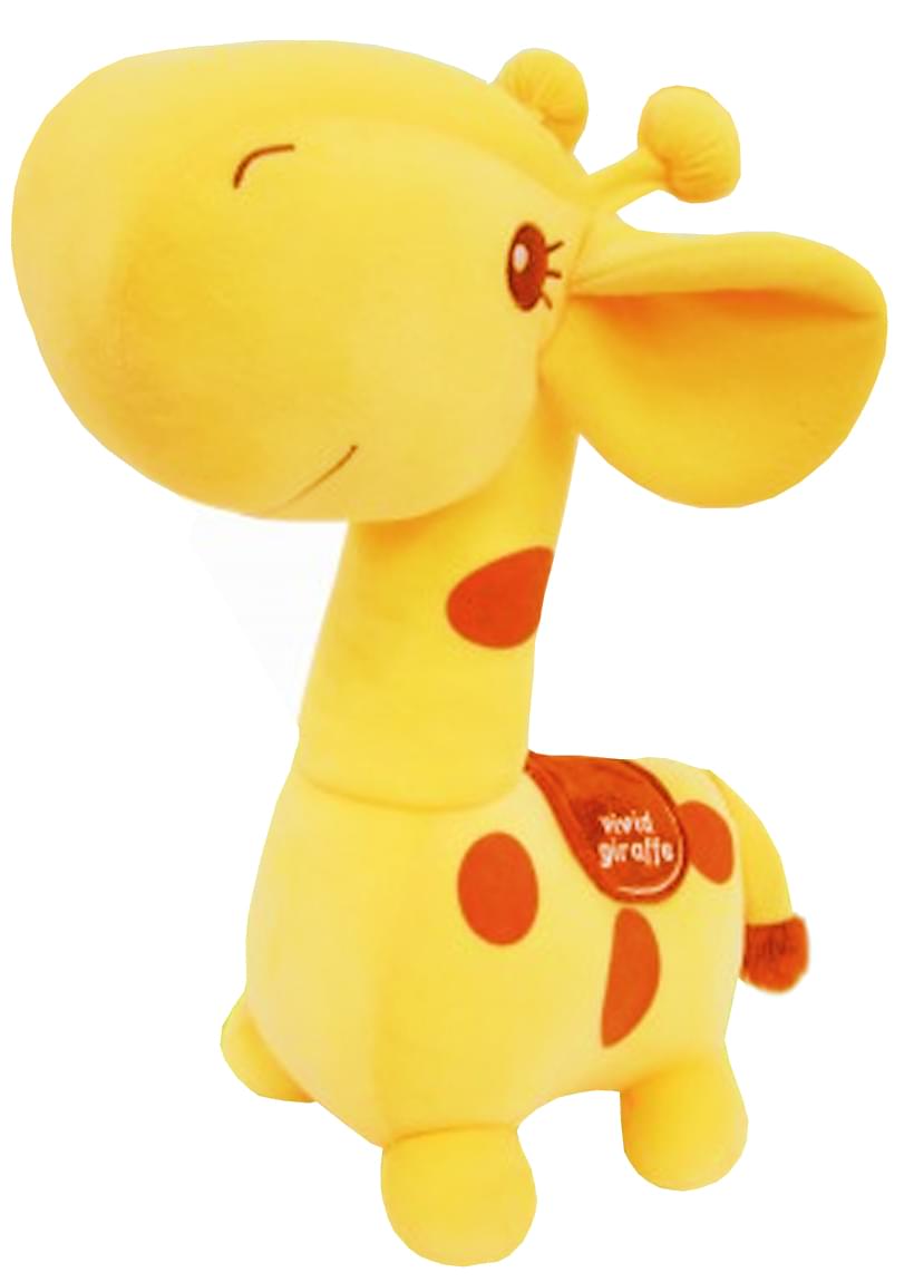 Prime Plush 7" Stuffed Animal Giraffe with Orange Spots
