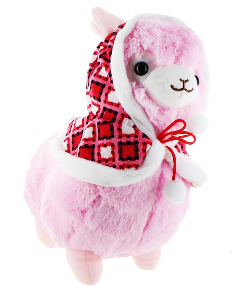 Llama with Hood 12" Plush, Pink