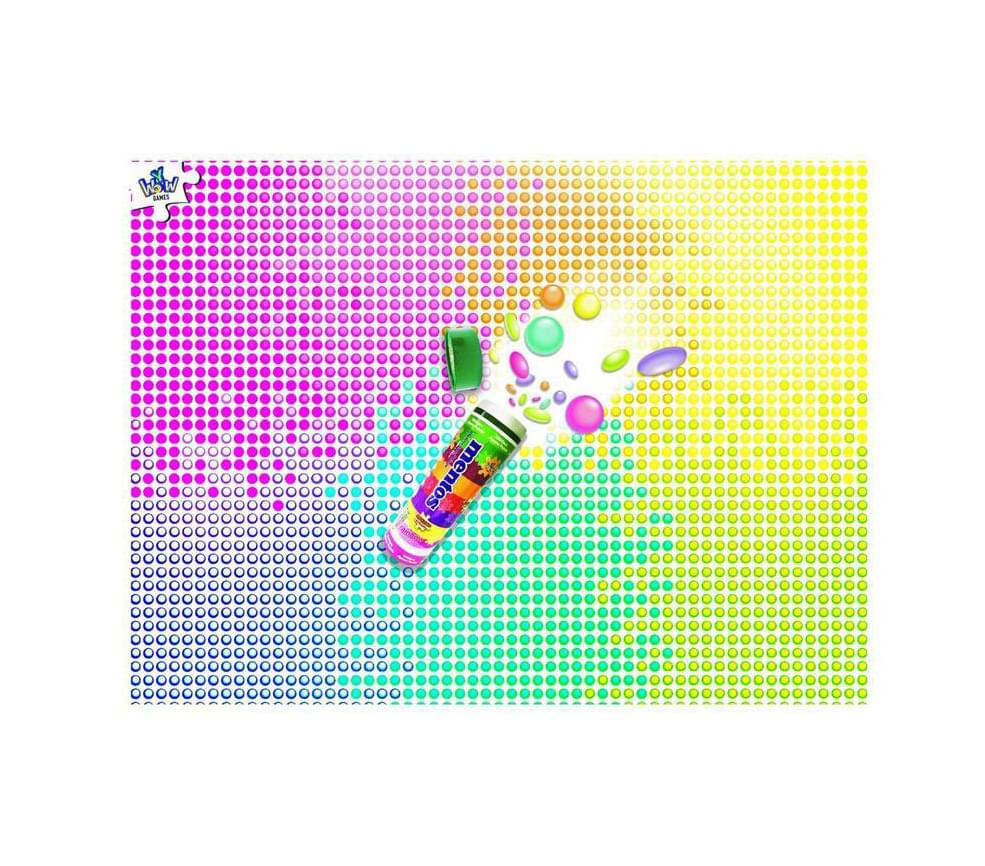 Mentos 1000 Piece SuperSized Jigsaw Puzzle | Rainbow