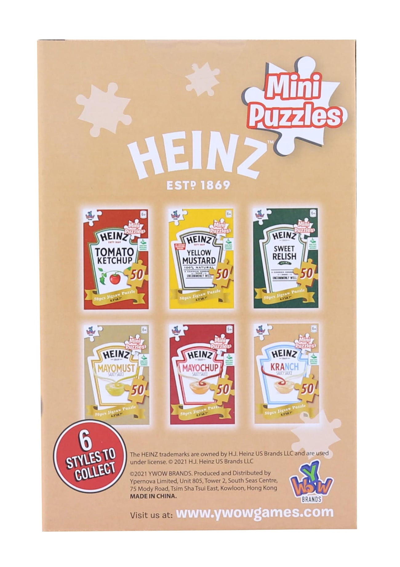 Heinz 50 Piece Mini Jigsaw Puzzle | Kranch Sauce | Free Shipping