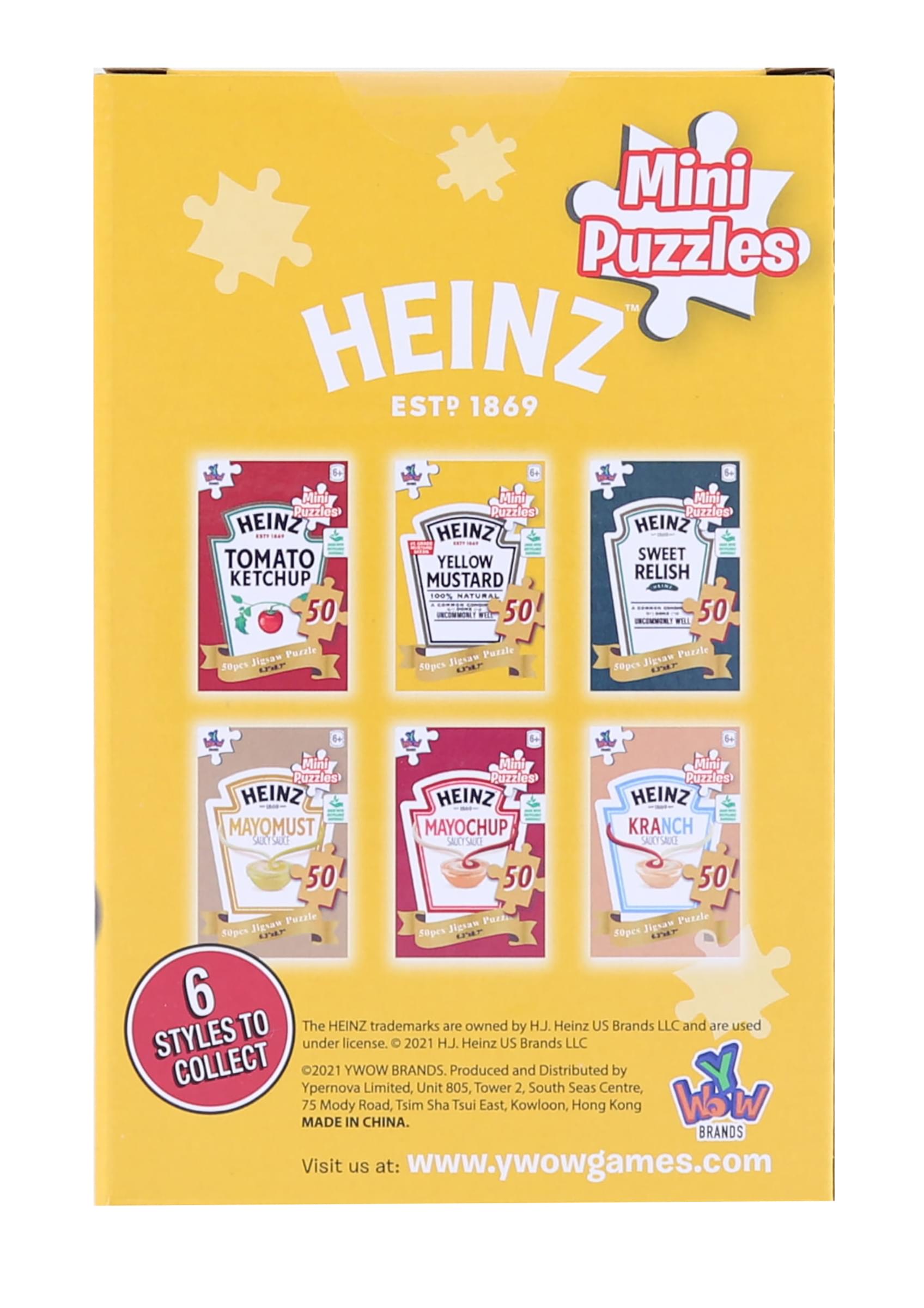 Heinz 50 Piece Mini Jigsaw Puzzle | Yellow Mustard