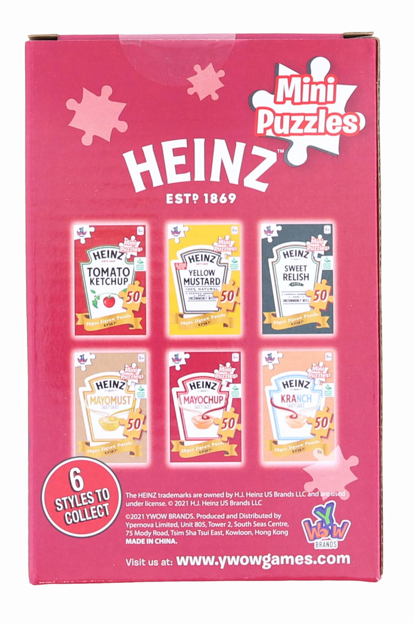 Heinz 50 Piece Mini Jigsaw Puzzle | Mayochup