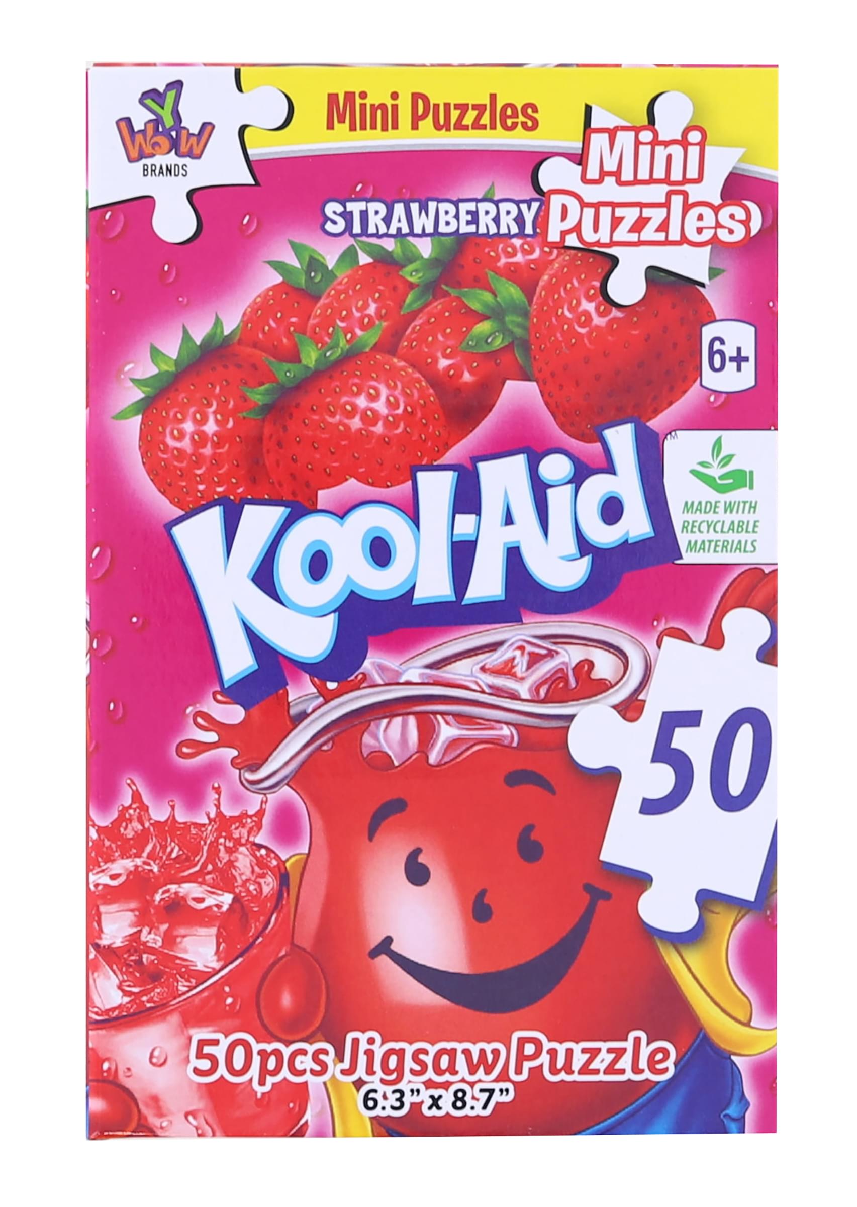 Kool-Aid 50 Piece Mini Jigsaw Puzzle | Strawberry