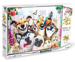 Howard Robinson Pet Selfie Super 3D 500 Piece Jigsaw Puzzle For Adults And Kids