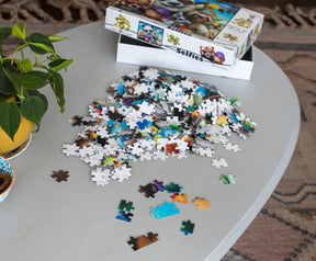 Howard Robinson Wild Beach Party Selfie Super 3D 500 Piece Jigsaw Puzzle