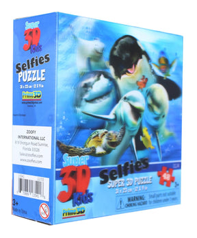 Ocean Selfie 48 Piece Super 3D Kids Jigsaw Puzzle