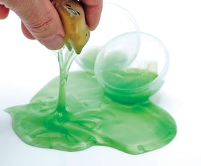 Gudetama The Lazy Egg Metallic Slime & Mini Figure | Green