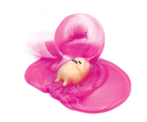 Gudetama The Lazy Egg Metallic Slime & Mini Figure | Pink