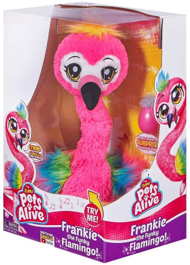 Pets Alive Frankie the Flamingo 15 Inch Interactive Dancing Plush