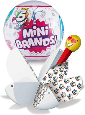 5 Surprise Mini Brands Mystery Capsule Series 1 | Includes 5 Random Mini Toys