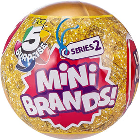 Zuru 5 Surprise Mini Brands Mystery Capsule Series 2 | 5 Random Mini Toys