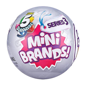 Zuru 5 Surprise Mini Brands Mystery Capsule Series 3 | 5 Random Mini Toys