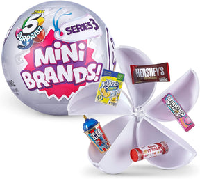 Zuru 5 Surprise Mini Brands Mystery Capsule Series 3 | 5 Random Mini Toys