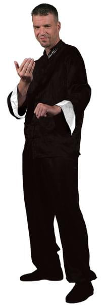Bruce Lee Black Kung Fu Costume Adult