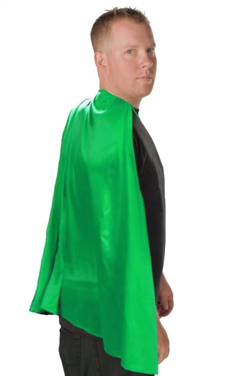 Deluxe Super Hero Costume Cape Green