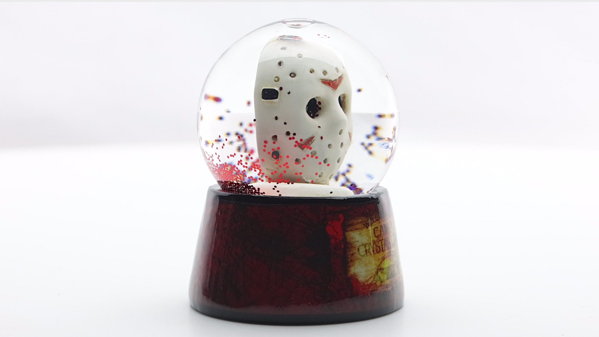 Friday the 13th Jason's Mask Mini Snow Globe | 3 Inches Tall
